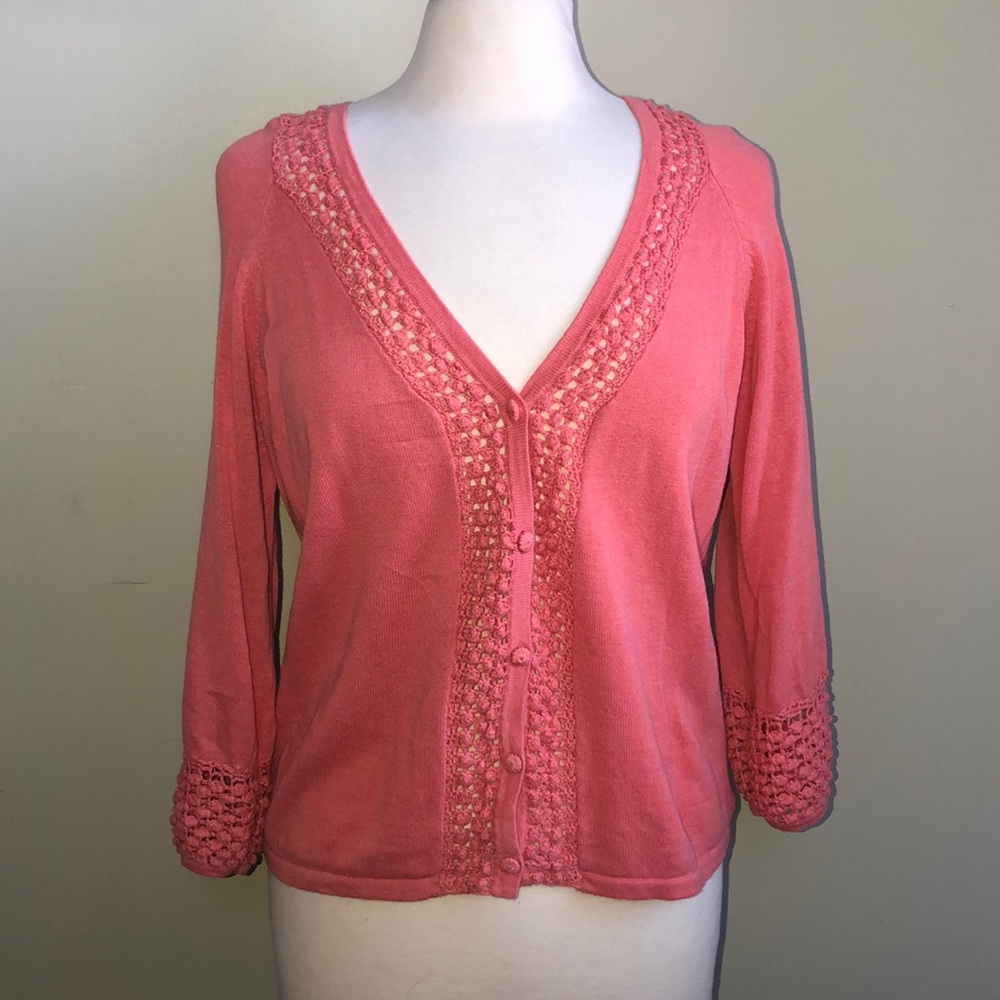 Chadwick’s Peach Cardigan